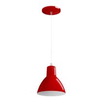Luminária Design TD622/1 E27 - Taschibra Vermelho Luminária Design TD622/1 E27 - Taschibra Vermelho