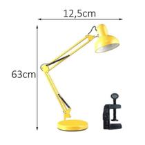 Luminária Desk Lamp Amarela - GMH