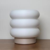 Luminária e Abajur Mini Nuvem para Mesa Quarto Escritório com Lâmpada LED
