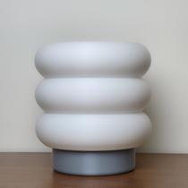 Luminária e Abajur Mini Nuvem para Mesa Quarto Escritório com Lâmpada LED