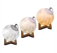 Luminária E Umidificador Lua Cheia 3 Tons de Luz Luminária E Umidificador Lua Cheia 3 Tons de Luz