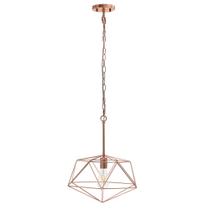 Luminária Elegant Designs PT1011-RGD 41 cm em ouro rosa