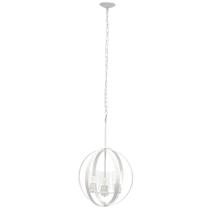 Luminária Elegant Designs PT1021-WHT 46 cm Modern Sphere Orb