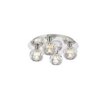 Luminária Elegant Lighting Graham 14cm Crystal Chrome