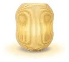 Luminária Elegante Led Decorativa Moderno Casa E Escritório Branco Bege 127v