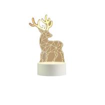 Luminária em Formato de Alce com Luz LED RGB