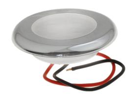 Luminária Em Led Sport Aro Cromado 12 Volts Lancha Motorhome Luminária Em Led Sport Aro Cromado 12 Volts Lancha Motorhome