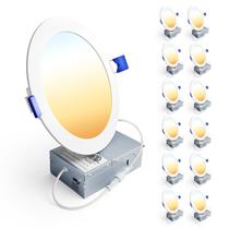 Luminária Embutida LED Ensenior 6" Regulável 1200LM 120V