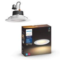 Luminária embutida LED inteligente Philips Hue 5/6 polegadas branca Ambiance
