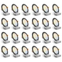 Luminária embutida LED regulável Amico 6" 5CCT 12W