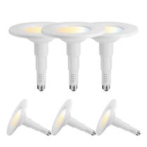 Luminária embutida LED Retrofit Jolux 5/6 polegadas, pacote com 6, 12 W, 5 CCT, regulável