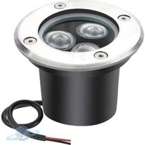 Luminária Embutido de Solo Redondo 3W Branco Quente Bivolt Luminária Embutido de Solo Redondo 3W Branco Quente Bivolt