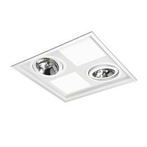 Luminária Embutir 2xE27 + 2xAR111 BR MTX BL1271/4 Bella Luce Luminária Embutir 2xE27 + 2xAR111 BR MTX BL1271/4 Bella Luce