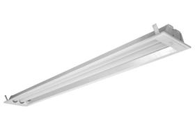 Luminária embutir 2xT8 240cm c/refletor alumínio - ELLUX