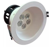 Luminária Embutir Circular Led 6w 6500k Branco Frio Bivolt