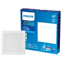 Luminária Embutir Led Quadrada 6W 400Lm Bivolt Dl252 Philips