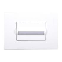 Luminaria embutir parede escada balizador sleek margirius