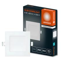 Luminaria Embutir Quadrada Downlight 12Cm 6W 400Lm Ledvance Luminaria Embutir Quadrada Downlight 12Cm 6W 400Lm Ledvance