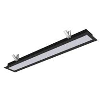 Luminária Embutir Taschibra Vetor Led Linear 35w Bivolt Preto 6500k Frio