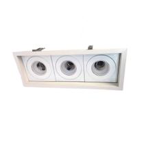 Luminária Embutir Triplo Square Modular BF 3 PAR20 E27 BMTX
