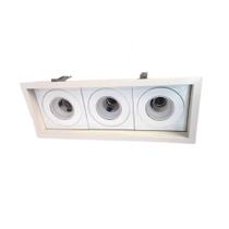 Luminária Embutir Triplo Square Modular BF3 PAR20 E27 BMTX