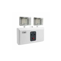 Luminária Emergência 600 Lúmens C/ 2 Faróis Autovolt G-Light Luminária Emergência 600 Lúmens C/ 2 Faróis Autovolt G-Light