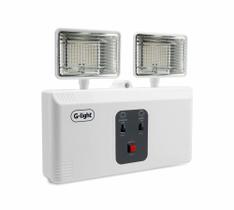Luminaria emergencia dupla 5w 6500k bivolt - g-light - G-Ligth Luminaria emergencia dupla 5w 6500k bivolt - g-light - G-Ligth
