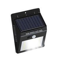 Luminária Energia Solar Recarregável 30 Leds Com Sensor