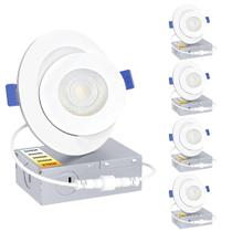 Luminária Ensenior 4" Gimbal LED 9W 2700-5000K Dimmable