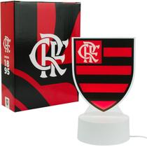 Luminária Escudo Time 18cm FLAMENGO REF. JD30775 Luminária Escudo Time 18cm FLAMENGO REF. JD30775