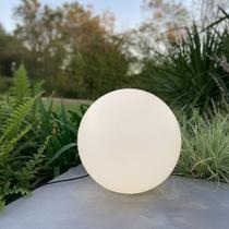 Luminária Esfera Jardim Decorfun 35cm Com Fio E27 - Externo Luminária Esfera Jardim Decorfun 35cm Com Fio E27 - Externo