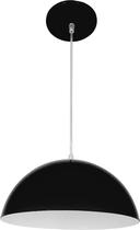 Luminária Esfera Lustre Led de Teto Meia Lua 34 Texturado