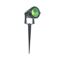Luminária Espeto Jardim 5w Led Verde Bivolt Prova D' Agua - Galaxy Led