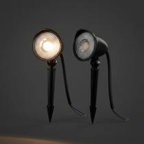 Luminária Espeto Jardim Preto 5w Quente 2 Und por Embalagem Luminária Espeto Jardim Preto 5w Quente 2 Und por Embalagem