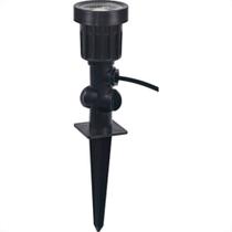 Luminaria Espeto P/Jard Kian Preto-Verde Led 5W Bivolt Luminaria Espeto P/Jard Kian Preto-Verde Led 5W Bivolt