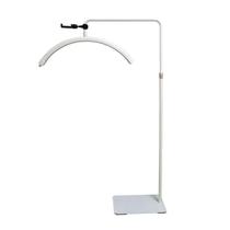 Luminária Estética Led Meia Lua Com Suporte Celular, Branco