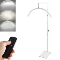 Luminaria Estetica Meia Lua 36W Arco Dentista Salao Beleza Maquiagem Cilios Iluminaçao Estudio Foto Sobrancelha Manicure