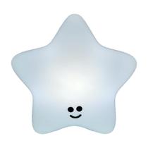 Luminária Estrela Branca Quarto do Bebê Abajur Decoração Presente Menino Menina