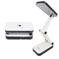 Luminária Estudos Mesa Abajur dobravel Articulado 24 Leds Recarregável