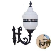 Luminária Externa Arandela de Alumínio com Braço Versailes para Iluminação de Ambientes
