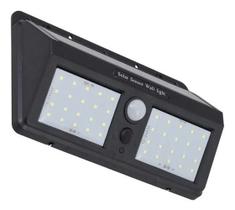 Luminária Externa Solar Led 8W Solar Luz Branca 20X12X5Cm