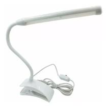 Luminária Flexível Tubo 13 Leds Com Clipe Prendedor Leitura GARRA TUBO E