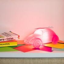 Luminária fusca rosa com prancha Luminária fusca rosa com prancha