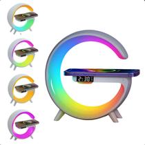 Luminária G-Speaker Bluetooth Som RGB 10w Indução