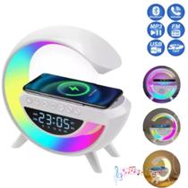 Luminária G-speaker Smart Station Rgb Wireless E Carregador