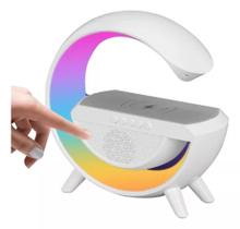 Luminária G Speaker Smart Station RGB Wireless E Carregador por indução Luminária G Speaker Smart Station RGB Wireless E Carregador por indução