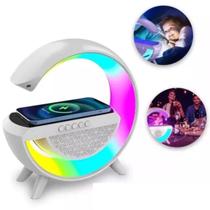 Luminária G-Speaker Smart Station Rgb Wireless E Carregador