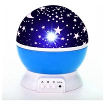 Luminária Galaxy Projetor Estrela 360º Azul - Online