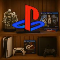 Luminária Gamer 3D Presente Decoração Modelo Playstation mesa Luminária Gamer 3D Presente Decoração Modelo Playstation mesa