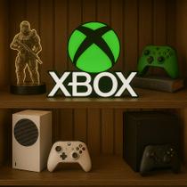 Luminária Gamer 3D Presente Decoração Modelo Xbox Luminária Gamer 3D Presente Decoração Modelo Xbox